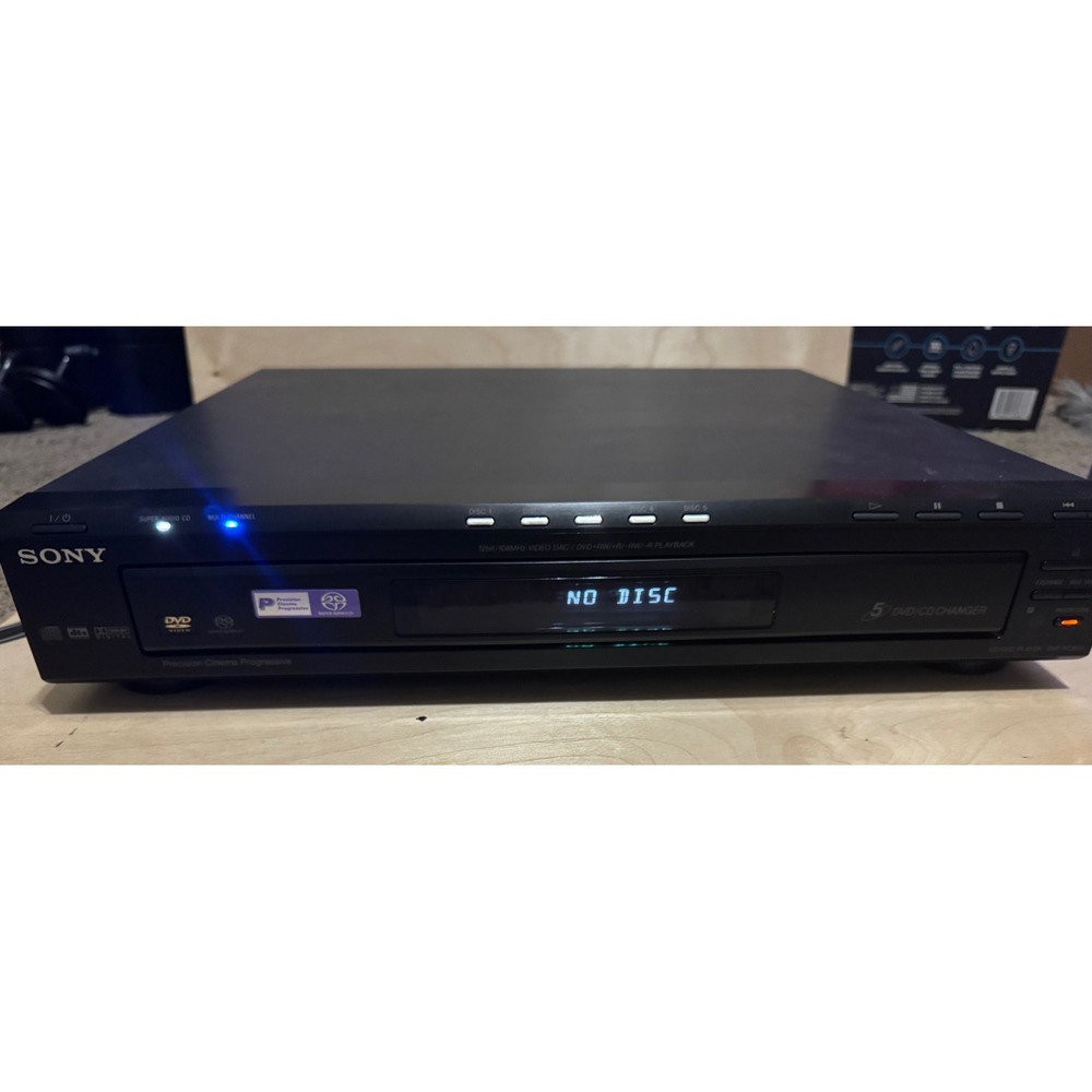 Sony DVP-NC80V 5-Disc CD DVD Changer Player SACD Progressive Scan Black Remote